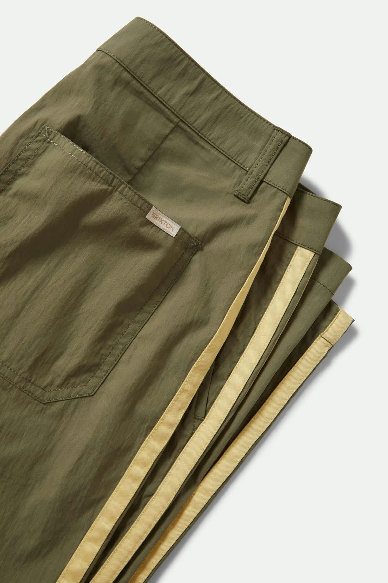 The Jane Lightweight Wide Leg Pant - Olive Surplus - Image 9