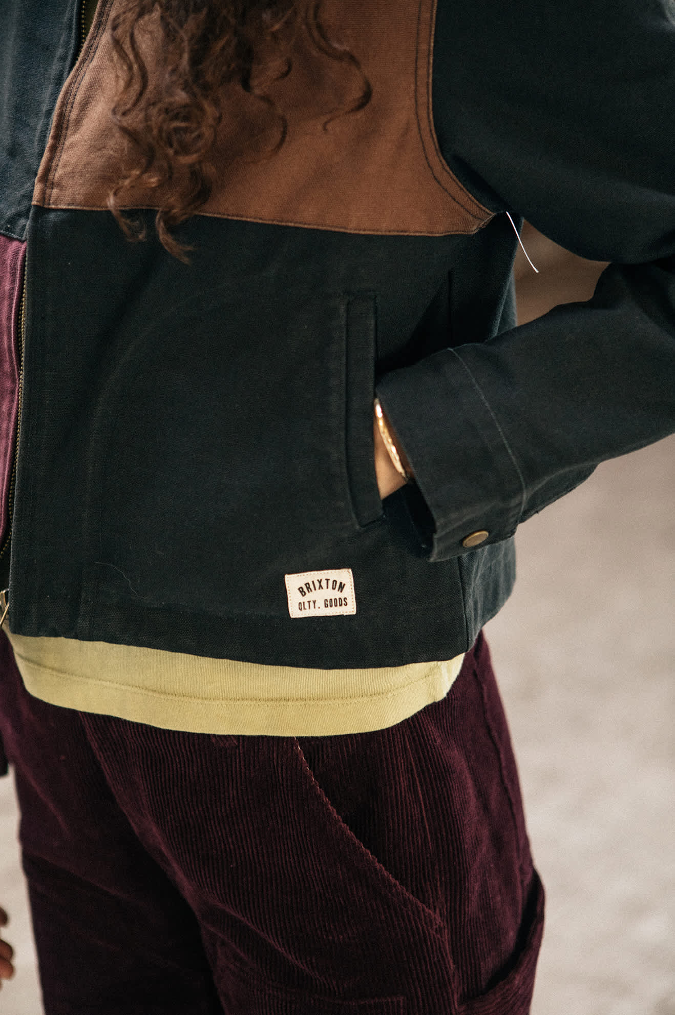 Mechanic Women's Garage Jacket - Port/Black/Pinecone Brown - Image 4